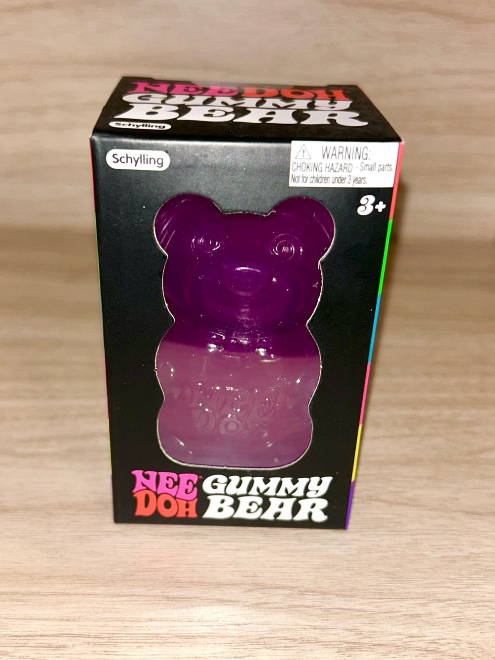 Purple NEEDOH Gummy Bear - Groovy Grape